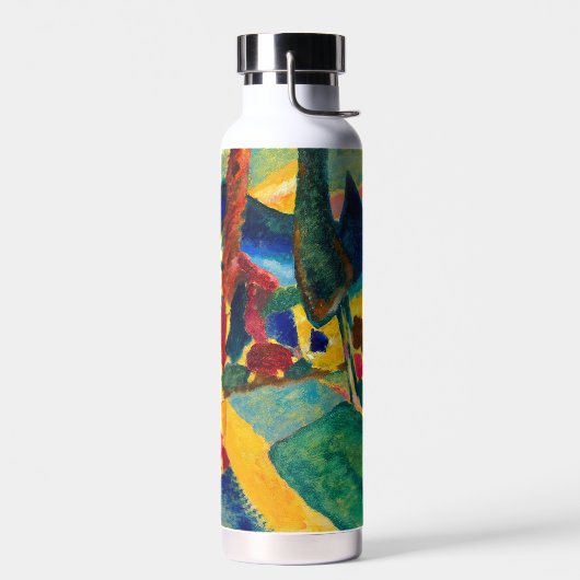 Kandinsky Landschaft mit zwei Poplars Trinkflasche (Links)