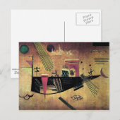 Kandinsky - launenhaft postkarte (Vorne/Hinten)