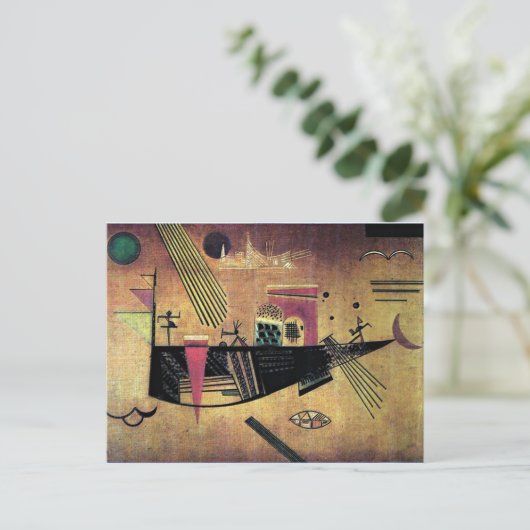 Kandinsky - launenhaft postkarte (Stehend Vorderseite)
