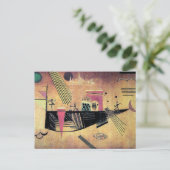 Kandinsky - Launisch, berühmtes Gemälde, Postkarte (Stehend Vorderseite)