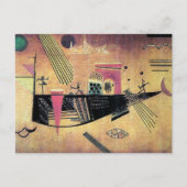 Kandinsky - Launisch, berühmtes Gemälde, Postkarte (Vorderseite)