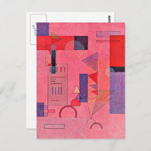 Kandinsky - Layered Postkarte (Vorne/Hinten)