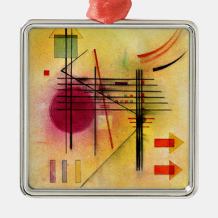 Kandinsky - Lebendige, beliebte abstrakte Malerei Ornament Aus Metall