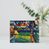 Kandinsky - Lebensbaum exportiert Postkarte (Stehend Vorderseite)