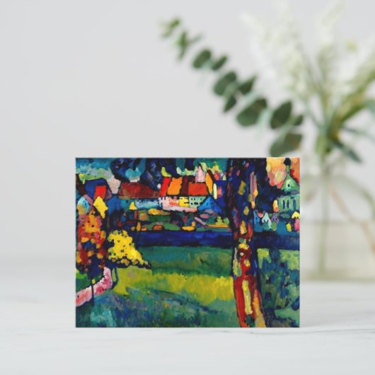 Kandinsky - Lebensbaum exportiert Postkarte (Stehend Vorderseite)