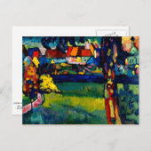 Kandinsky - Lebensbaum exportiert Postkarte (Vorne/Hinten)