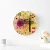 Kandinsky - Lebhaft Große Wanduhr (Zuhause)