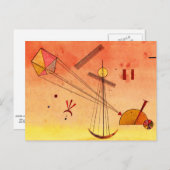 Kandinsky - leichte Befestigung Postkarte (Vorne/Hinten)