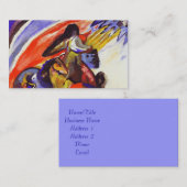 Kandinsky-Malerei Business/Visitenkarte Visitenkarte (Vorne/Hinten)