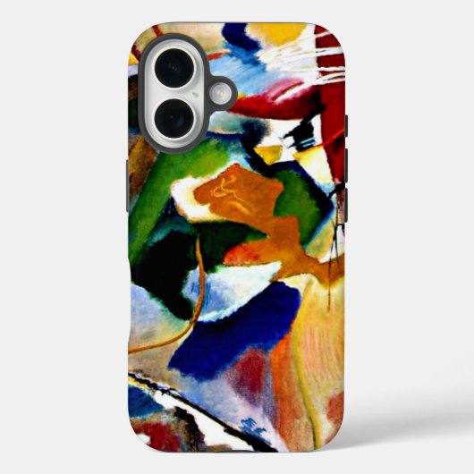 Kandinsky - Malerei mit grüner Mitte Case-Mate iPhone Hülle (Rückseite)