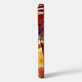 Kandinsky - Malerei mit grüner Mitte Case-Mate iPhone Hülle (Rückseite / Links)