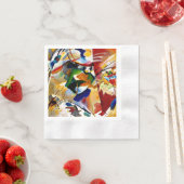 Kandinsky - Malerei mit grüner Mitte Serviette (Beispiel)