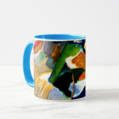 Kandinsky - Malerei mit grüner Mitte Tasse (Vorderseite Links)