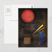Kandinsky - mäßig postkarte (Vorne/Hinten)