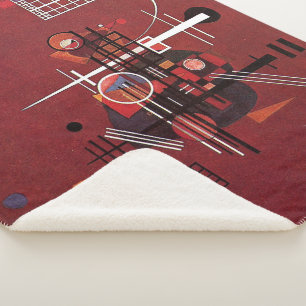 Kandinsky - Mattes Rot Sherpadecke