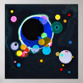 Kandinsky Mehrere Circles Poster (Vorne)