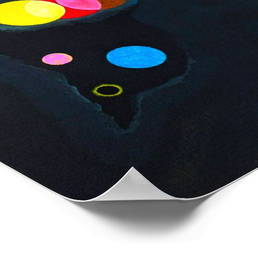 Kandinsky Mehrere Circles Poster (Ecke)