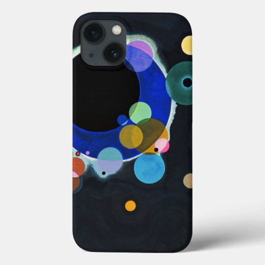 Kandinsky Mehrere Kreise Abstrakt Case-Mate iPhone Hülle (Rückseite)