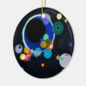 Kandinsky Mehrere Kreise Abstrakt Keramik Ornament (Links)