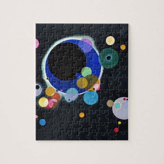 Kandinsky Mehrere Kreise Abstrakt Puzzle (Vertikal)