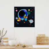 Kandinsky Mehrere Kreise Abstrakte Kunst Poster (Küche)