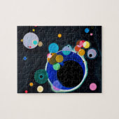 Kandinsky Mehrere Kreise Abstrakte Kunstmalerei Puzzle (Horizontal)