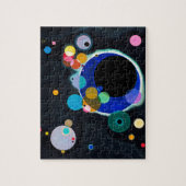 Kandinsky Mehrere Kreise Abstrakte Kunstmalerei Puzzle (Vertikal)