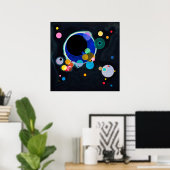 Kandinsky Mehrere Kreise Abstrakte Malerei Poster (Heimbüro)