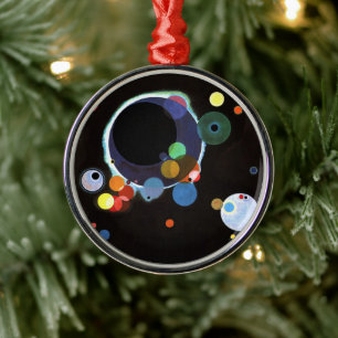 Kandinsky - Mehrere Kreise, berühmte abstrakte Kun Ornament Aus Metall