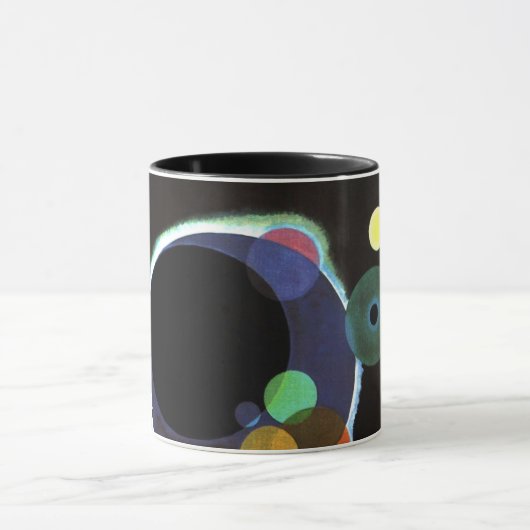Kandinsky - Mehrere Kreise, berühmtes Gemälde, Tasse (Zentrum)
