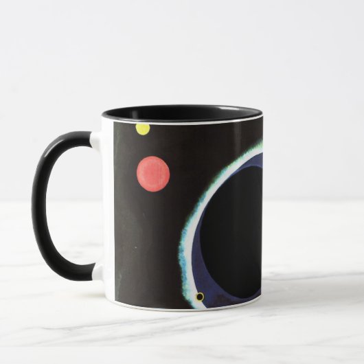 Kandinsky - Mehrere Kreise, berühmtes Gemälde, Tasse (Links)
