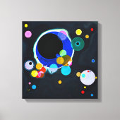 Kandinsky Mehrere Kreise Canvas Print Leinwanddruck (Vorderseite)