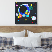 Kandinsky Mehrere Kreise Canvas Print Leinwanddruck (Insitu (Schlafzimmer))