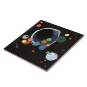 Kandinsky - Mehrere Kreise Fliese (Seite)