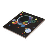 Kandinsky - Mehrere Kreise Fliese (Seite)