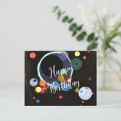 Kandinsky - Mehrere Kreise - Happy Birthday Postkarte (Stehend Vorderseite)