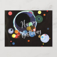 Kandinsky - Mehrere Kreise - Happy Birthday