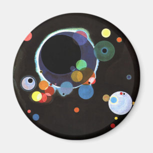 Kandinsky - mehrere Kreise, Magnet