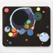 Kandinsky - Mehrere Kreise Mousepad (Vorne)