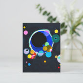 Kandinsky Mehrere Kreise Postkarte (Stehend Vorderseite)