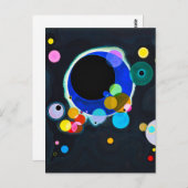 Kandinsky Mehrere Kreise Postkarte (Vorne/Hinten)