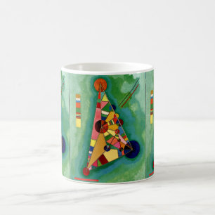 Kandinsky - Mehrfarbige Dreieck Kaffeetasse