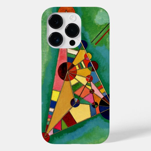 Kandinsky - mehrfarbiges Dreieck, Case-Mate iPhone Hülle (Rückseite)