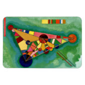 Kandinsky - mehrfarbiges Dreieck Magnet (Horizontal)