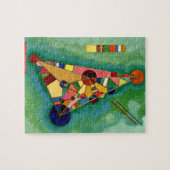 Kandinsky - mehrfarbiges Dreieck Puzzle (Horizontal)