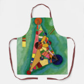 Kandinsky - mehrfarbiges Dreieck, Schürze (Vorderseite)