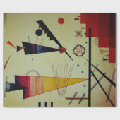 Kandinsky Merry Structure Abstrakt Artwork Geschenkpapier (Flach)