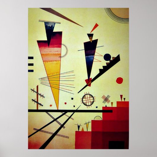 Kandinsky - Merry Structure Poster (Vorne)