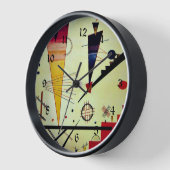 Kandinsky - Merry Structure Uhr (Winkel)