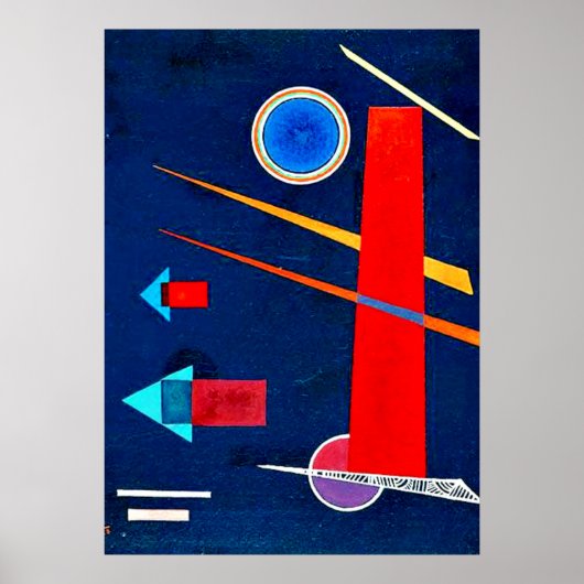 Kandinsky - Mighty Red Poster (Vorne)
